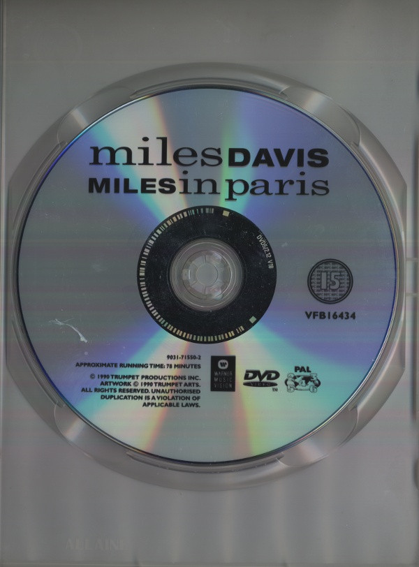 Miles Davis - Miles In Paris | Warner Music Vision (9031-71550-2) - 3