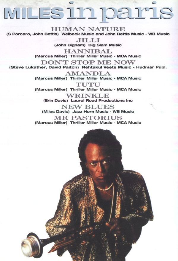 Miles Davis - Miles In Paris | Warner Music Vision (9031-71550-2) - 2