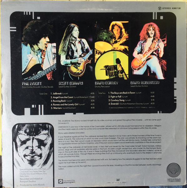 Thin Lizzy - Jailbreak | Vertigo (6360 130) - 2