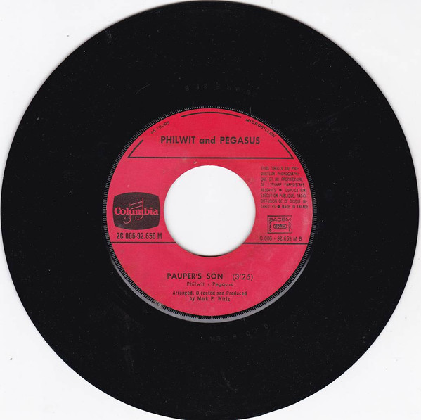Philwit & Pegasus - The Elephant Song | Columbia (2C 006-92.659 M) - 3