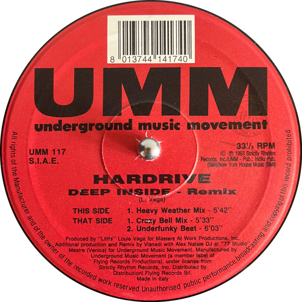 Hardrive - Deep Inside (Remix) | UMM (UMM 117) - main