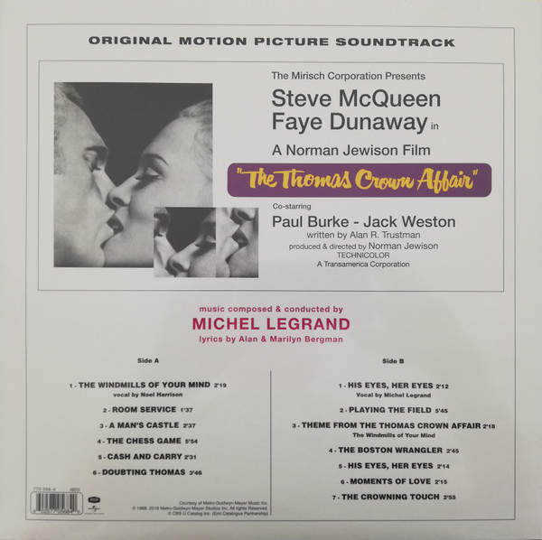 Michel Legrand - The Thomas Crown Affair (Original Motion Picture Soundtrack) | Decca (770 568-4) - 2 Michel Legrand - The Thomas Crown Affair (Original Motion Picture Soundtrack) | Decca (770 568-4) - 2