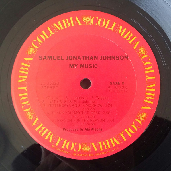 Samuel Jonathan Johnson - My Music | Columbia (JC 35323) - 3