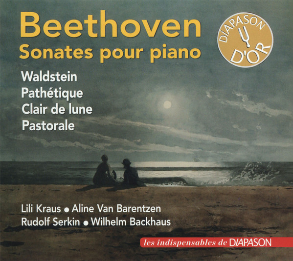Ludwig van Beethoven / Lili Kraus , Aline Van Barentzen , Rudolf Serkin , Wilhelm Backhaus - Sonates Pour Piano - Waldstein, Pathétique, Clair De Lune, Pastorale | Les Indispensables de Diapason (N°129)