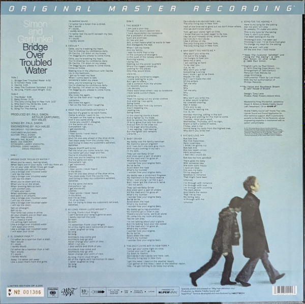 Simon & Garfunkel - Bridge Over Troubled Water | Mobile Fidelity Sound Lab (MFSV 1-546) - 2