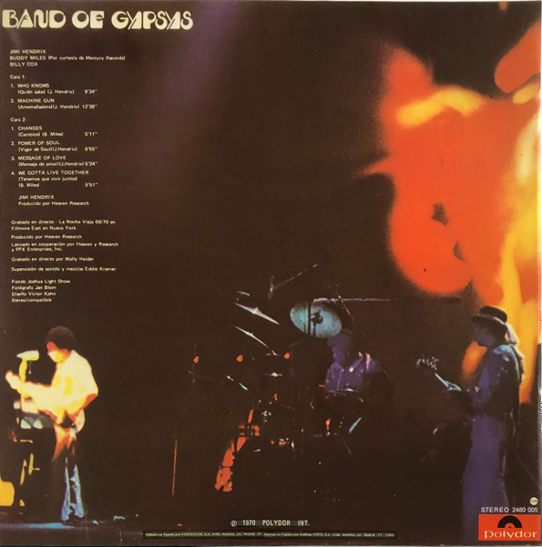 Jimi Hendrix - Band Of Gypsys | Polydor (2480 005) - 2