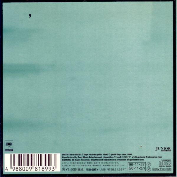 Underworld - Born Slippy + ... | Sony Records (SRCS 8189) - 2