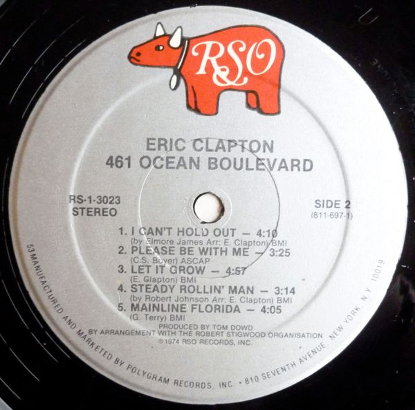 Eric Clapton - 461 Ocean Boulevard | RSO (811 697-1 Y-1) - 4