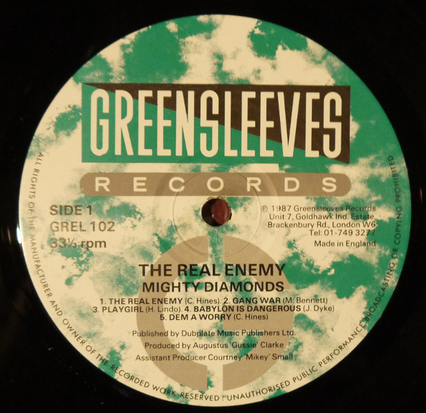 The Mighty Diamonds - The Real Enemy | Greensleeves Records (GREL 102) - 2 The Mighty Diamonds - The Real Enemy | Greensleeves Records (GREL 102) - 2