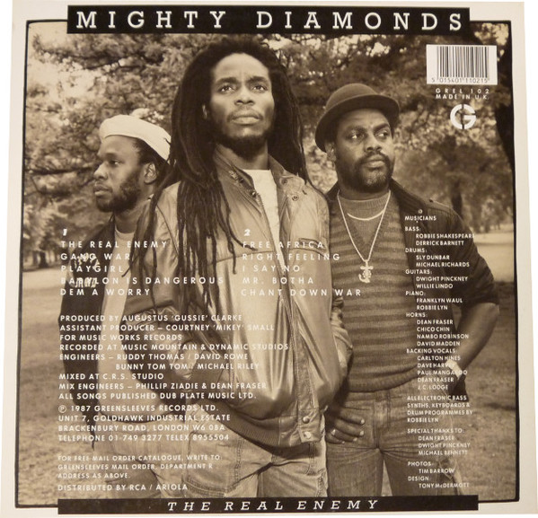 The Mighty Diamonds - The Real Enemy | Greensleeves Records (GREL 102) - main The Mighty Diamonds - The Real Enemy | Greensleeves Records (GREL 102) - main
