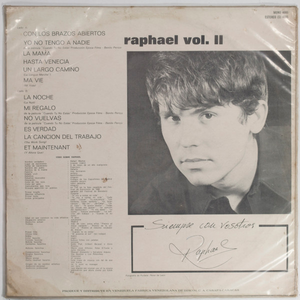 Raphael - Raphael | Hispavox (4085) - 2