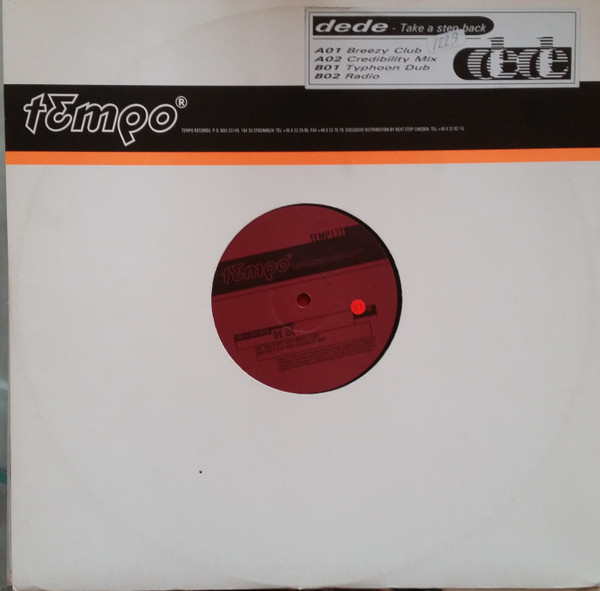 Dede - Take A Step Back | Tempo Records (TEMP17T) - main Dede - Take A Step Back | Tempo Records (TEMP17T) - main