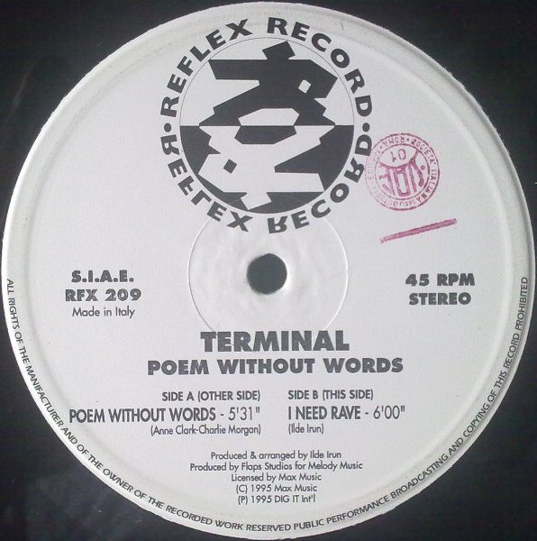 Terminal - Poem Without Words | Reflex Records (RFX 209) - 3