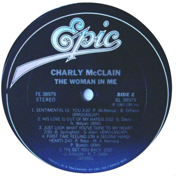 Charly McClain - The Woman In Me | Epic (FE 38979) - 4 Charly McClain - The Woman In Me | Epic (FE 38979) - 4