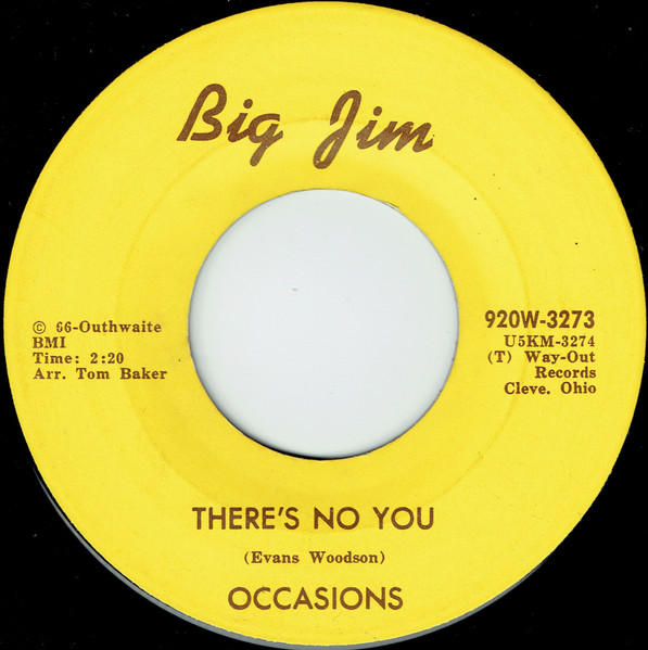 Occasions - Baby Don't Go / There's No You | Big Jim (920W-3273) - 2