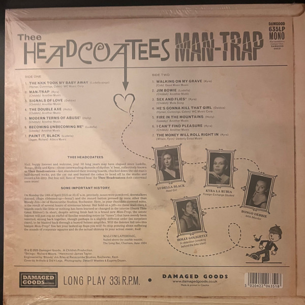 Thee Headcoatees - Man-Trap | Damaged Goods (DAMGOOD635LP) - 2 Thee Headcoatees - Man-Trap | Damaged Goods (DAMGOOD635LP) - 2