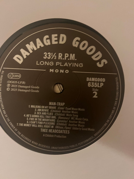 Thee Headcoatees - Man-Trap | Damaged Goods (DAMGOOD635LP) - 4 Thee Headcoatees - Man-Trap | Damaged Goods (DAMGOOD635LP) - 4
