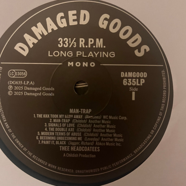 Thee Headcoatees - Man-Trap | Damaged Goods (DAMGOOD635LP) - 3 Thee Headcoatees - Man-Trap | Damaged Goods (DAMGOOD635LP) - 3