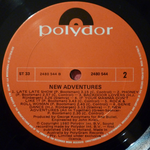 New Adventures - New Adventures | Polydor (2480 544) - 4 New Adventures - New Adventures | Polydor (2480 544) - 4