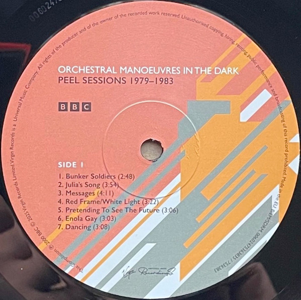 Orchestral Manoeuvres In The Dark - Peel Sessions 1979-1983 | Virgin (7536383) - 4 Orchestral Manoeuvres In The Dark - Peel Sessions 1979-1983 | Virgin (7536383) - 4