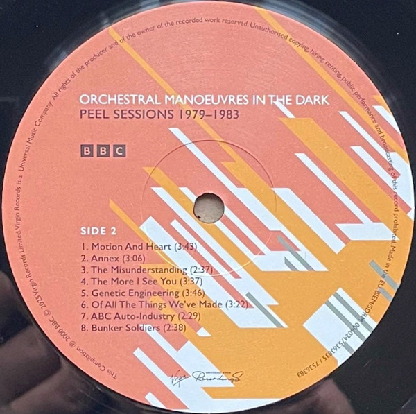 Orchestral Manoeuvres In The Dark - Peel Sessions 1979-1983 | Virgin (7536383) - 5 Orchestral Manoeuvres In The Dark - Peel Sessions 1979-1983 | Virgin (7536383) - 5