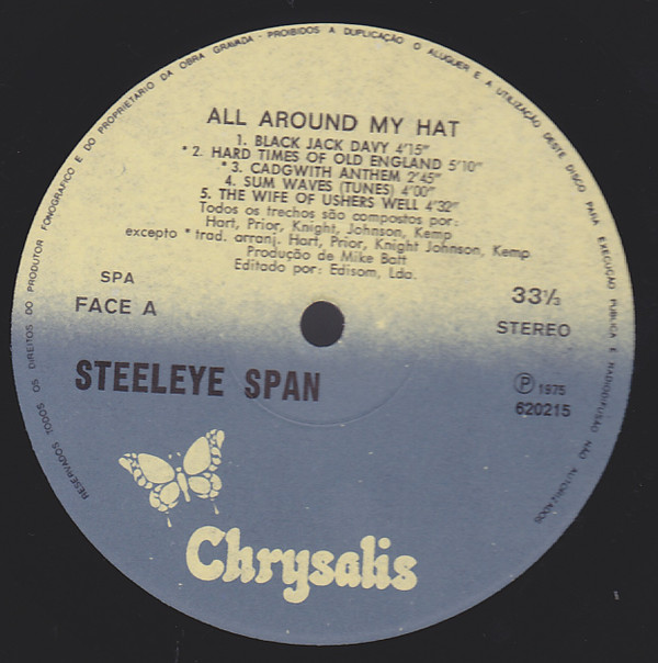 Steeleye Span - All Around My Hat | Chrysalis (620215) - main