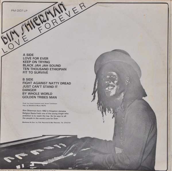 Bim Sherman - Love Forever | Tribes Man Records (PM 007 LP) - 2