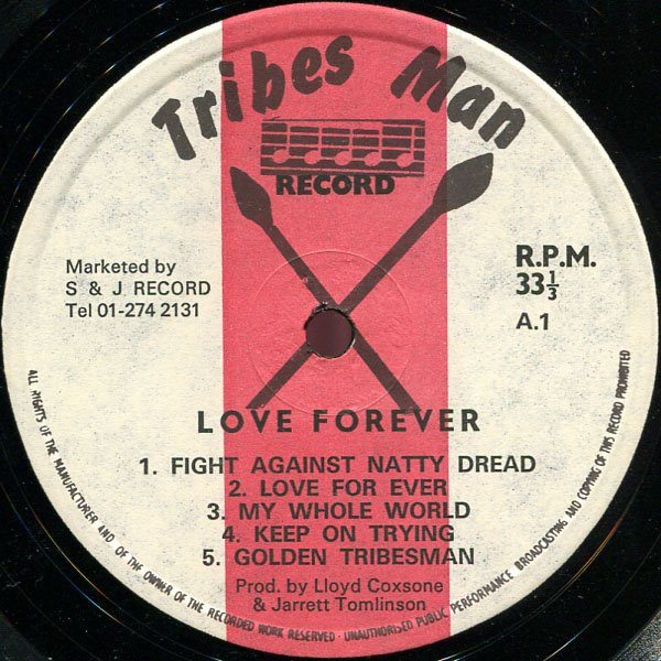 Bim Sherman - Love Forever | Tribes Man Records (PM 007 LP) - 3