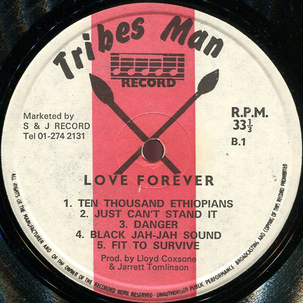 Bim Sherman - Love Forever | Tribes Man Records (PM 007 LP) - 4