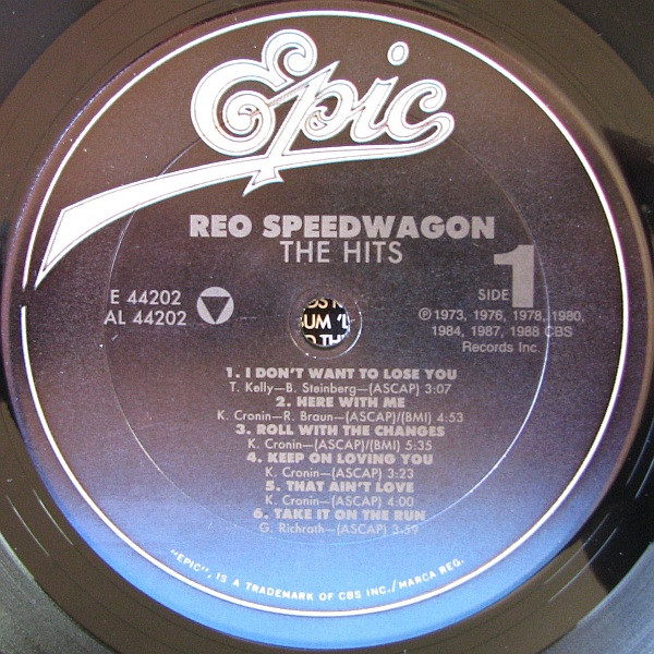 REO Speedwagon - The Hits | Epic (OE 44202) - 3 REO Speedwagon - The Hits | Epic (OE 44202) - 3