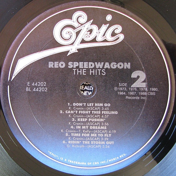 REO Speedwagon - The Hits | Epic (OE 44202) - 4 REO Speedwagon - The Hits | Epic (OE 44202) - 4