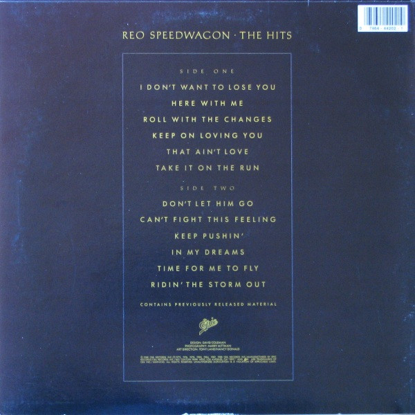 REO Speedwagon - The Hits | Epic (OE 44202) - 2 REO Speedwagon - The Hits | Epic (OE 44202) - 2