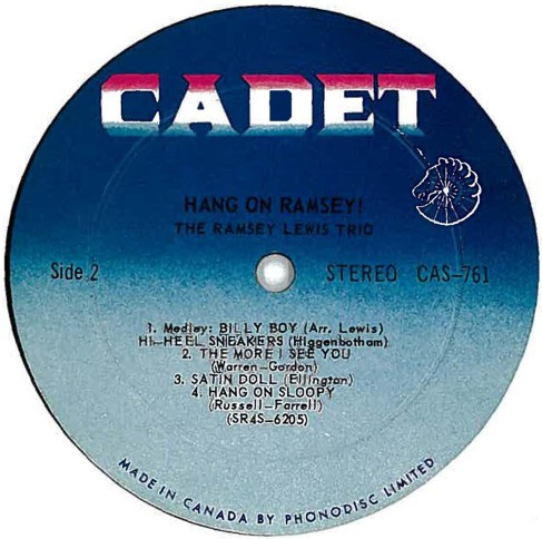 The Ramsey Lewis Trio - Hang On Ramsey! [Vinyl] | Cadet (LP-761) - 4