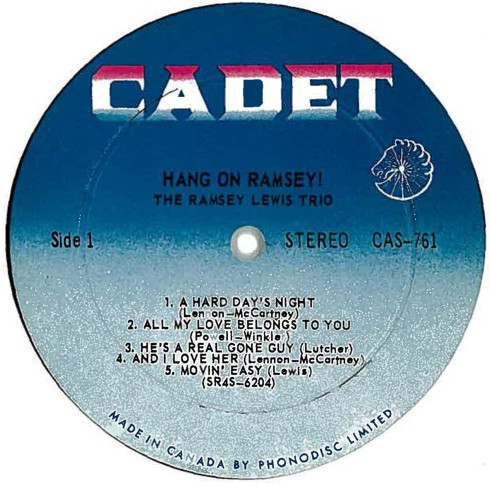 The Ramsey Lewis Trio - Hang On Ramsey! [Vinyl] | Cadet (LP-761) - 3
