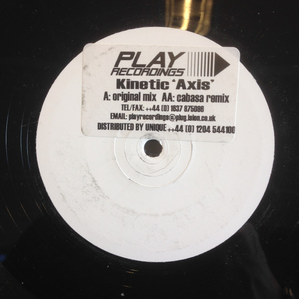 Kinetic - Axis | Play Recordings (PLY003)