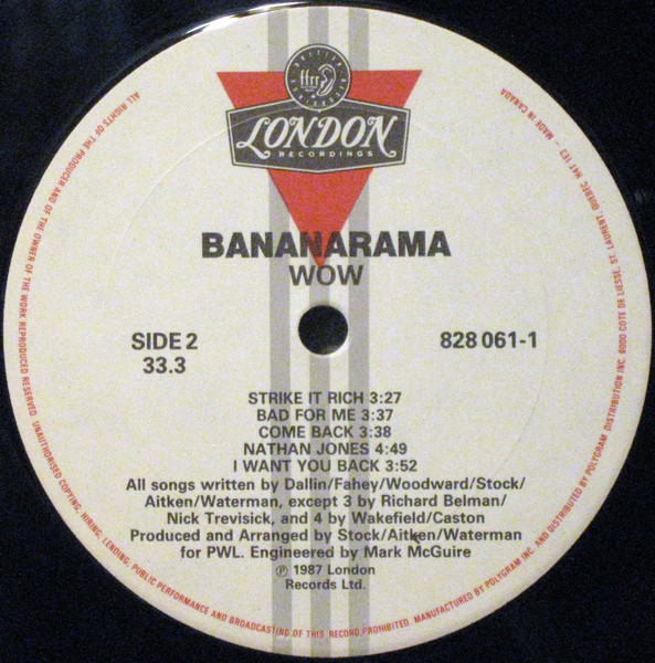 Bananarama - Wow! | London Records (828 061-1) - 4 Bananarama - Wow! | London Records (828 061-1) - 4