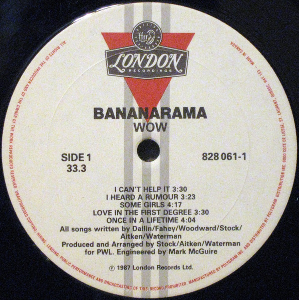 Bananarama - Wow! | London Records (828 061-1) - 3 Bananarama - Wow! | London Records (828 061-1) - 3