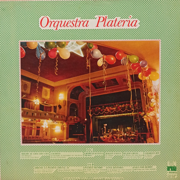 Orquestra Plateria - Una Historia... (En Directo) | Ariola (I-203 613) - 2