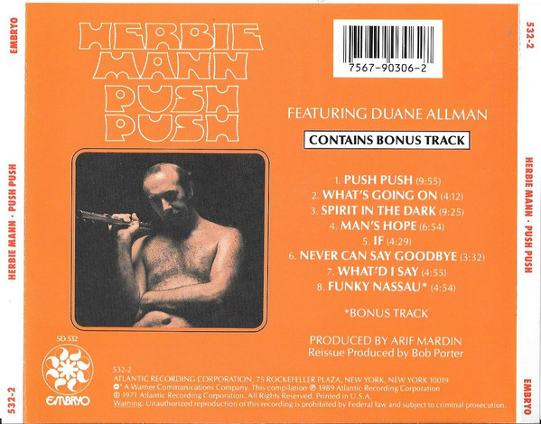 Herbie Mann - Push Push | Embryo Records (532-2) - 3