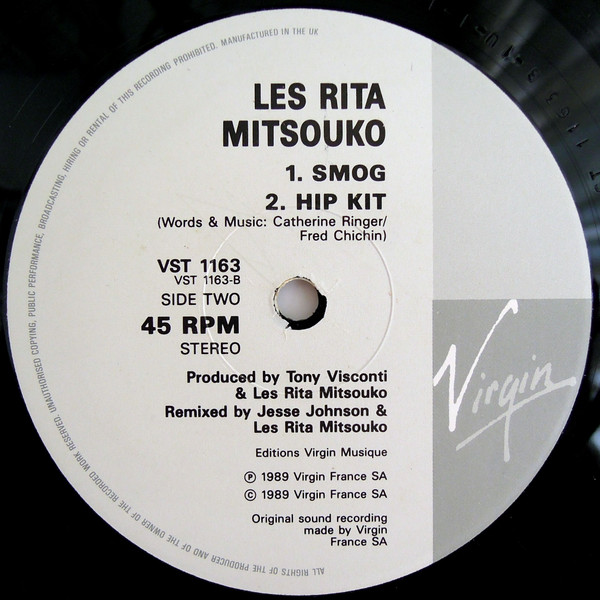 Les Rita Mitsouko & Sparks - Singing In The Shower | Virgin (VST 1163) - 3