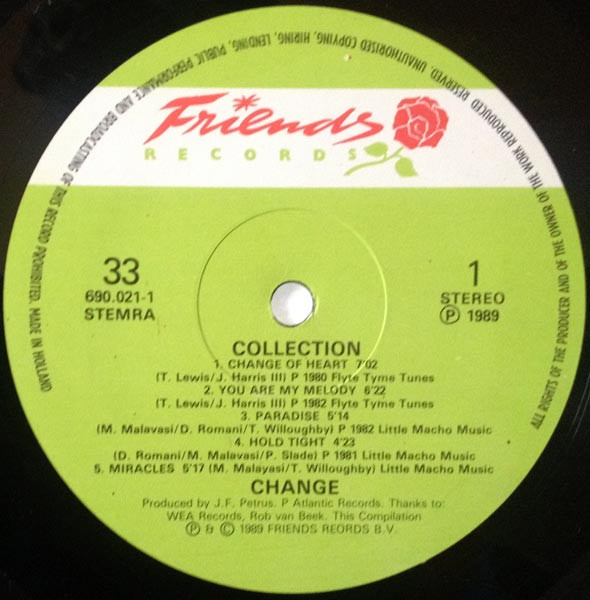 Change - Collection | Friends Records (690.021-1) - 3 Change - Collection | Friends Records (690.021-1) - 3