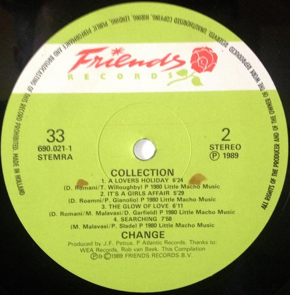 Change - Collection | Friends Records (690.021-1) - 4 Change - Collection | Friends Records (690.021-1) - 4