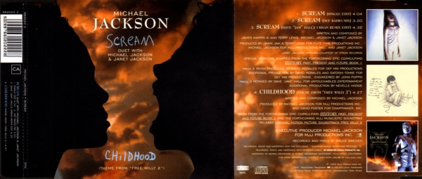 Michael Jackson Duet With Janet Jackson - Scream | Epic (662022 2) - 4