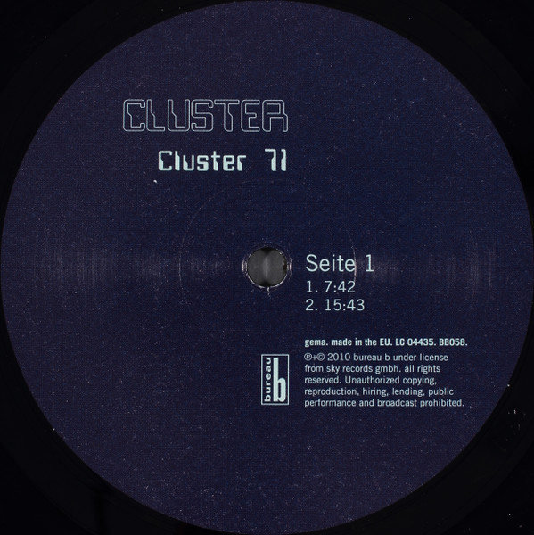 Cluster - Cluster 71 | Bureau B (BB 058) - 3