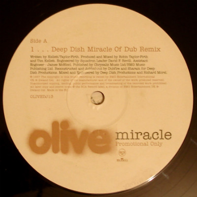 Olive - Miracle | RCA (OLIVEDJ13) - 2