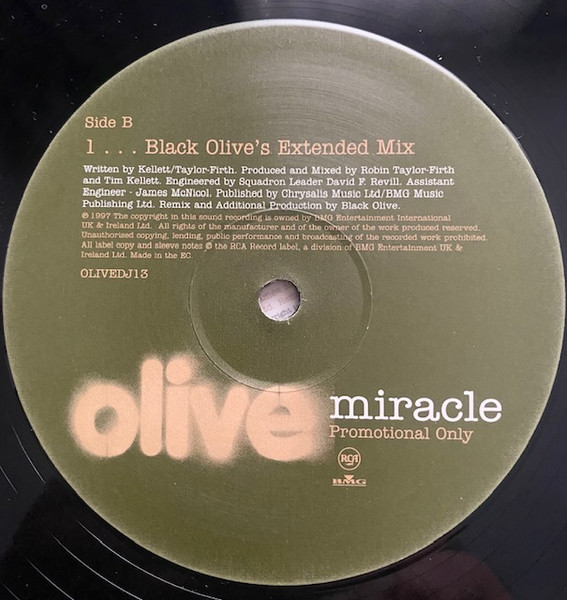 Olive - Miracle | RCA (OLIVEDJ13) - 4