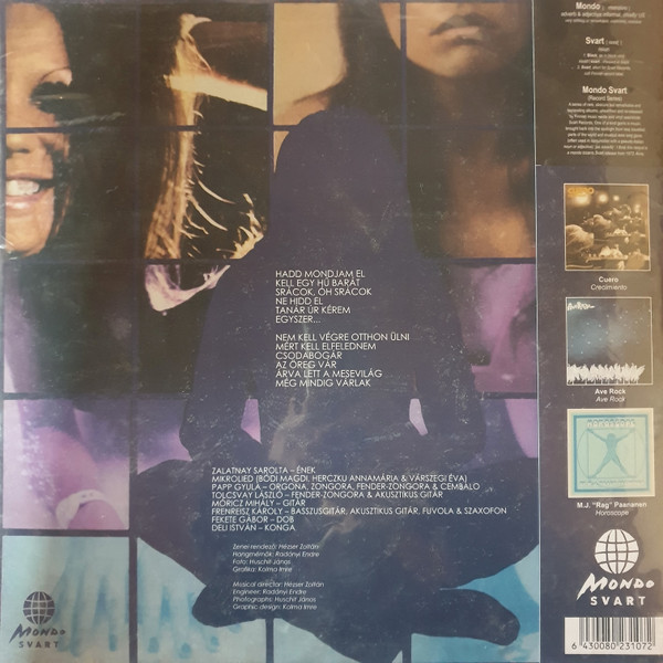 Sarolta Zalatnay - Hadd Mondjam El | Mondo Svart (SRE638LP) - 2