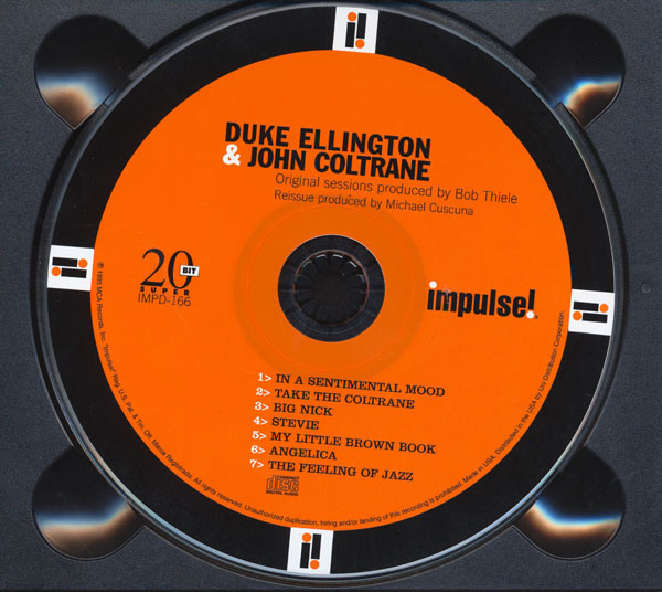 Duke Ellington & John Coltrane - Duke Ellington & John Coltrane CD | Impulse! (IMPD-166) - 3 Duke Ellington & John Coltrane - Duke Ellington & John Coltrane CD | Impulse! (IMPD-166) - 3