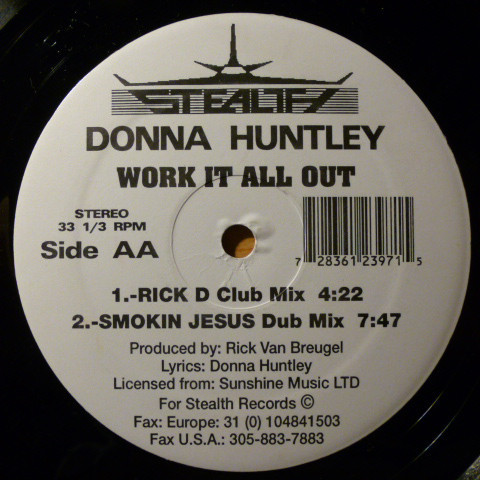 Donna Huntley - Work It All Out | Stealth Records (STR12397)