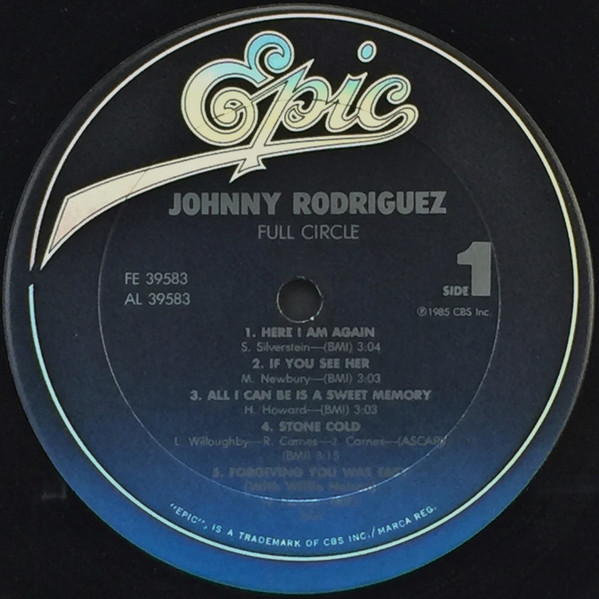 Johnny Rodriguez - Full Circle | Epic (FE 39583) - 3 Johnny Rodriguez - Full Circle | Epic (FE 39583) - 3